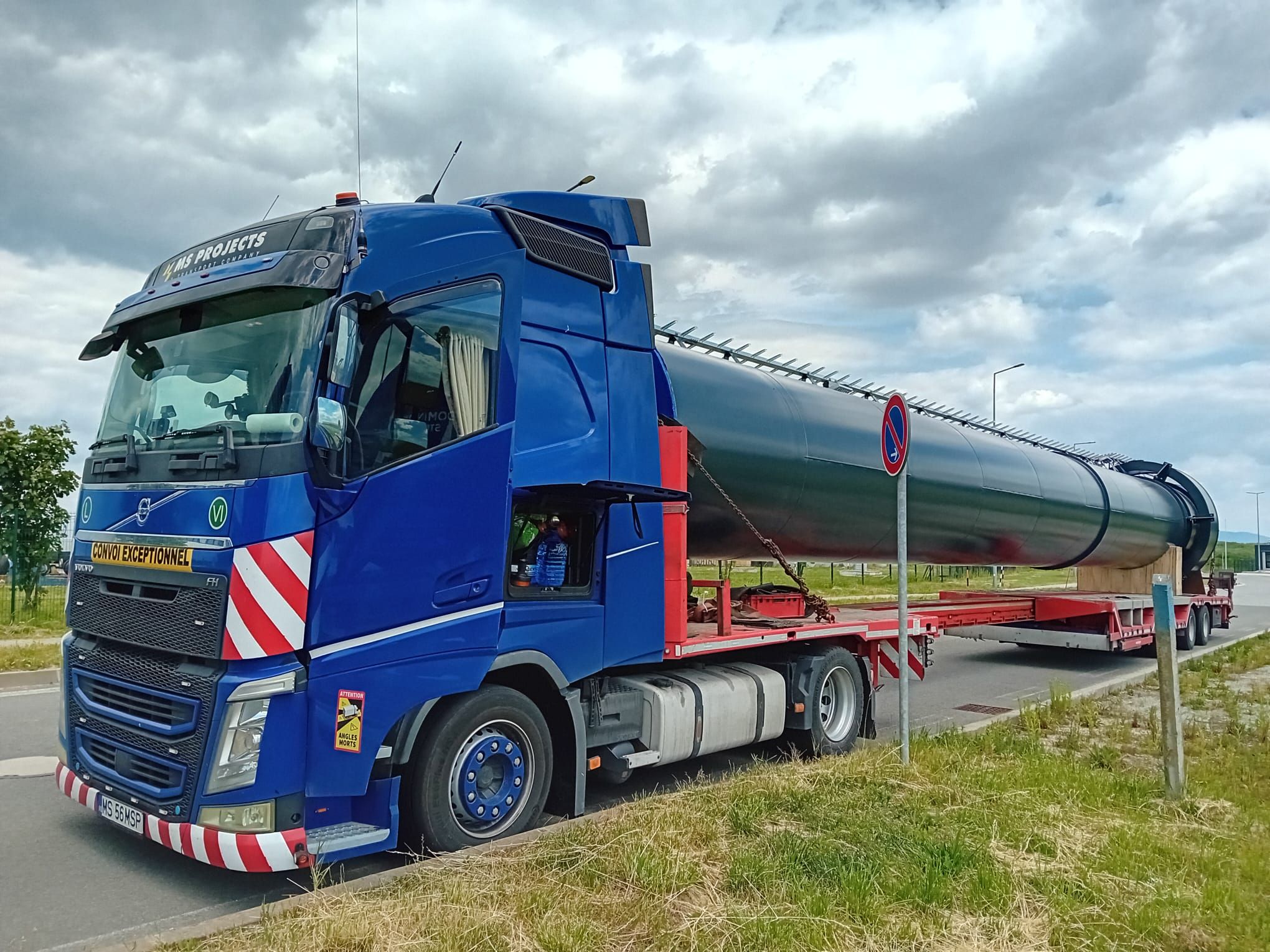 Transport rezervor metalic cilindric