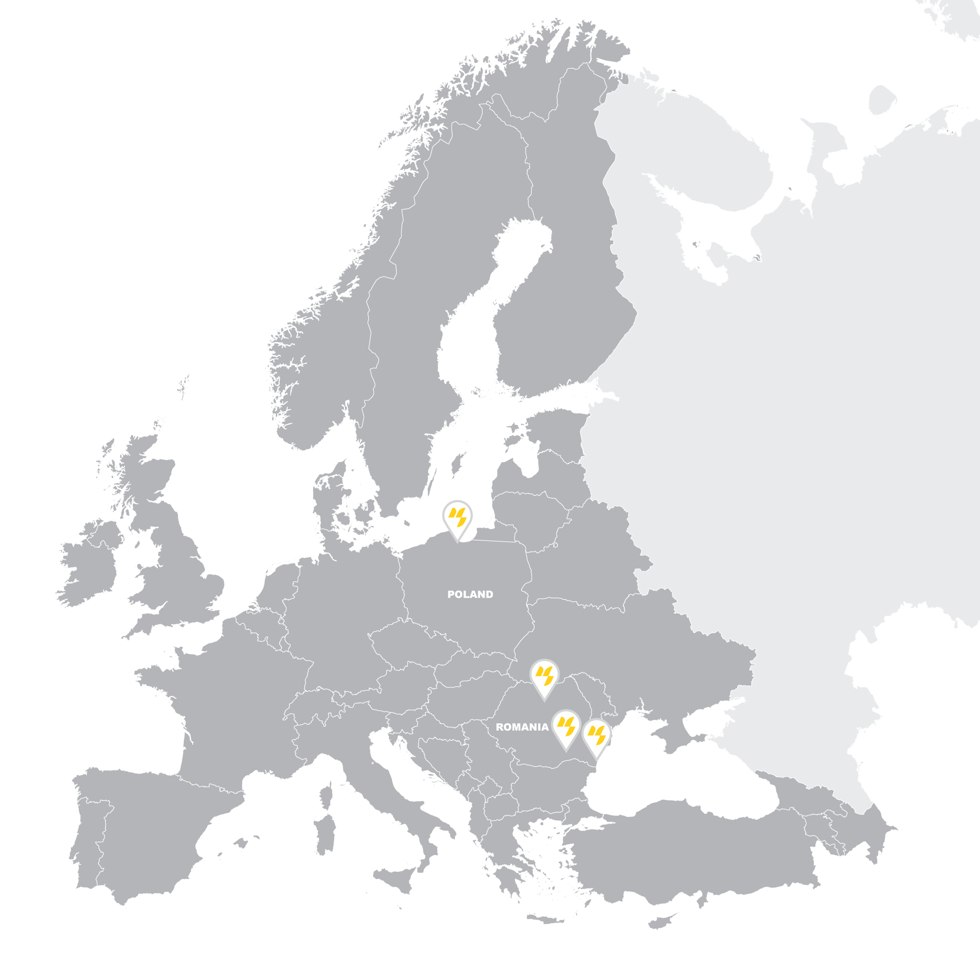 MS Projects International Branches Map
